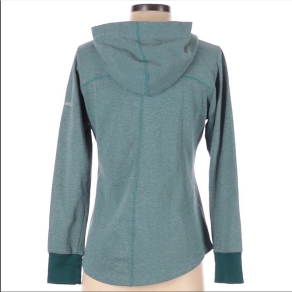 COLUMBIA xsmall zippered hooded gym/yoga jacket - Picture 2 of 8